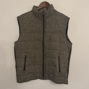 Suit Supply Brown Wool Vest Sz Large
